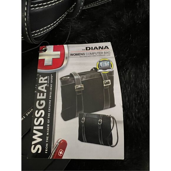 New SWISSGEAR "DIANA" WOMEN'S BUSINESS TOTE BAG WITH PADDED COMPARTMENT FOR COMP - Picture 5 of 8